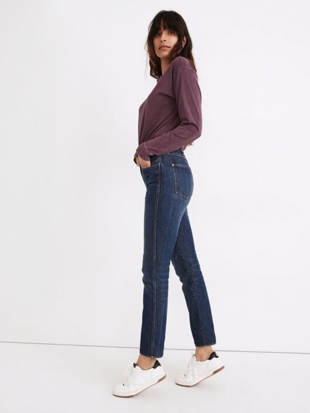 Madewell The Perfect Vintage Jean in Diversey Wash: Retro Stitched Edition 27 - Picture 10 of 11